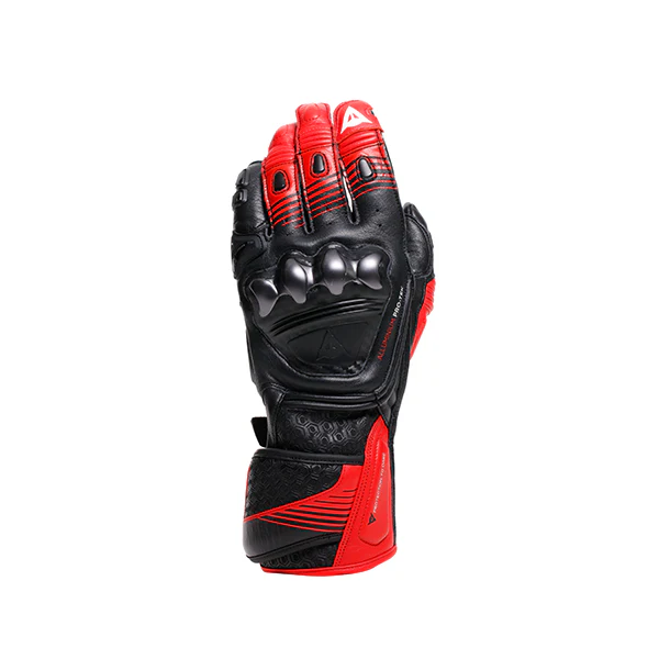 FIERO METAL GLOVES A77 - BLACK/RED-LAVA/WHITE